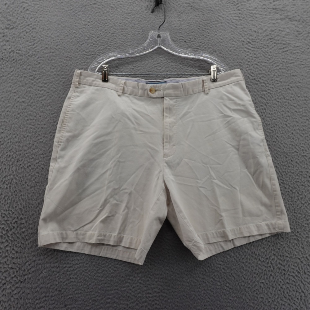 Peter Millar Pima Cotton Shorts‎ Size 40 Beige Mens Classic Fit Casual Preppy